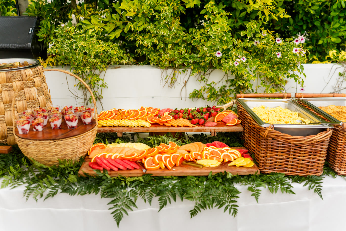 A fresh catered spread for the CPOHQ team