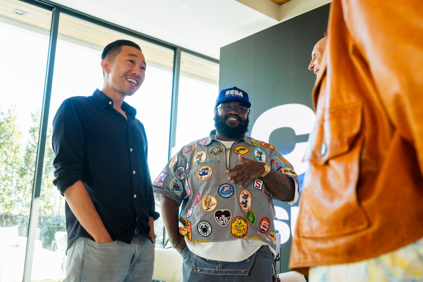 Teammates in conversation at Summit