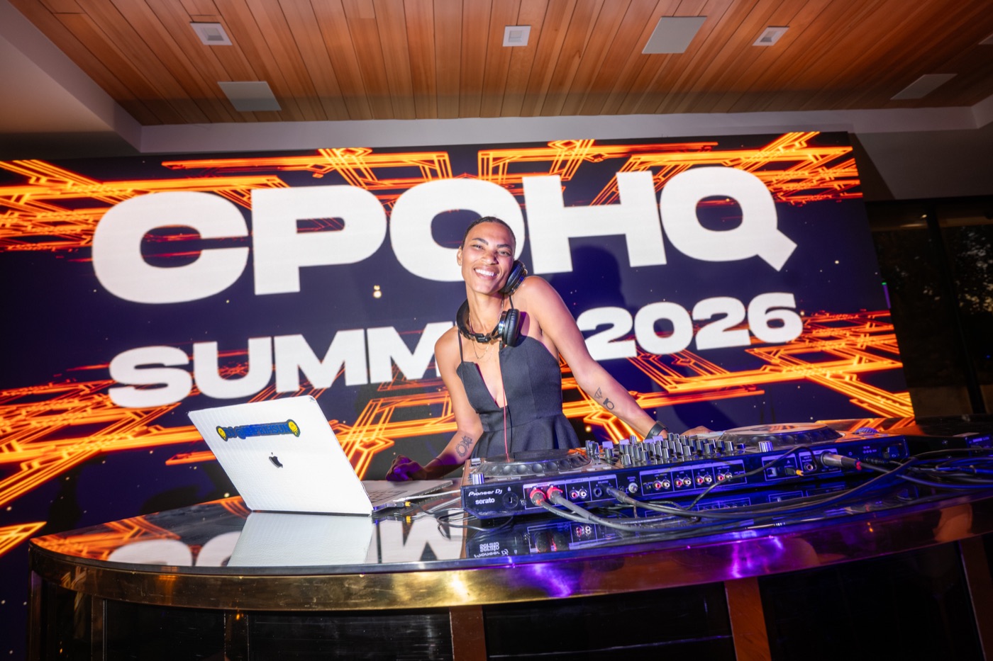 DJ set at the CPOHQ Summit party