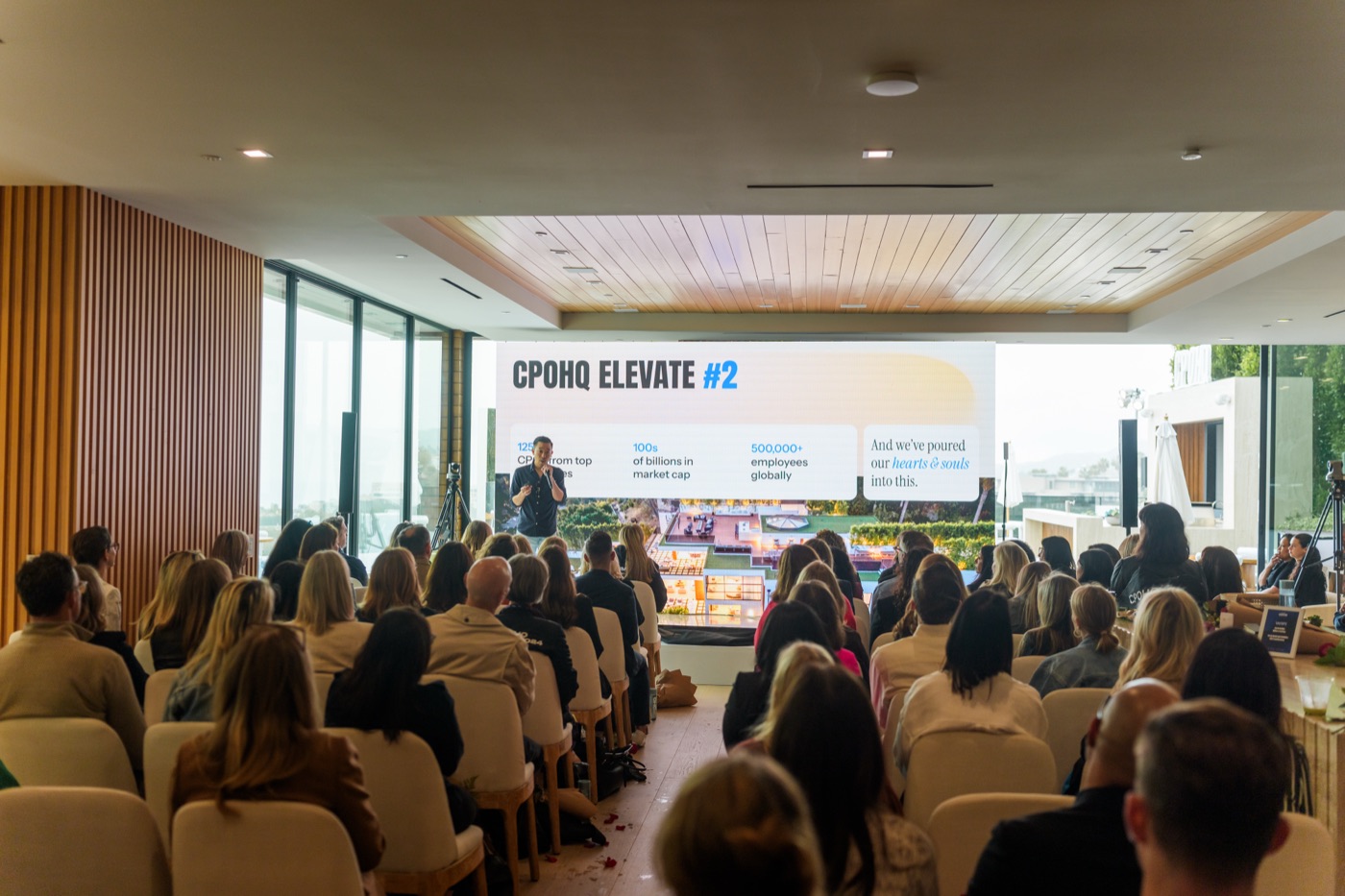 Full room at CPOHQ Elevate