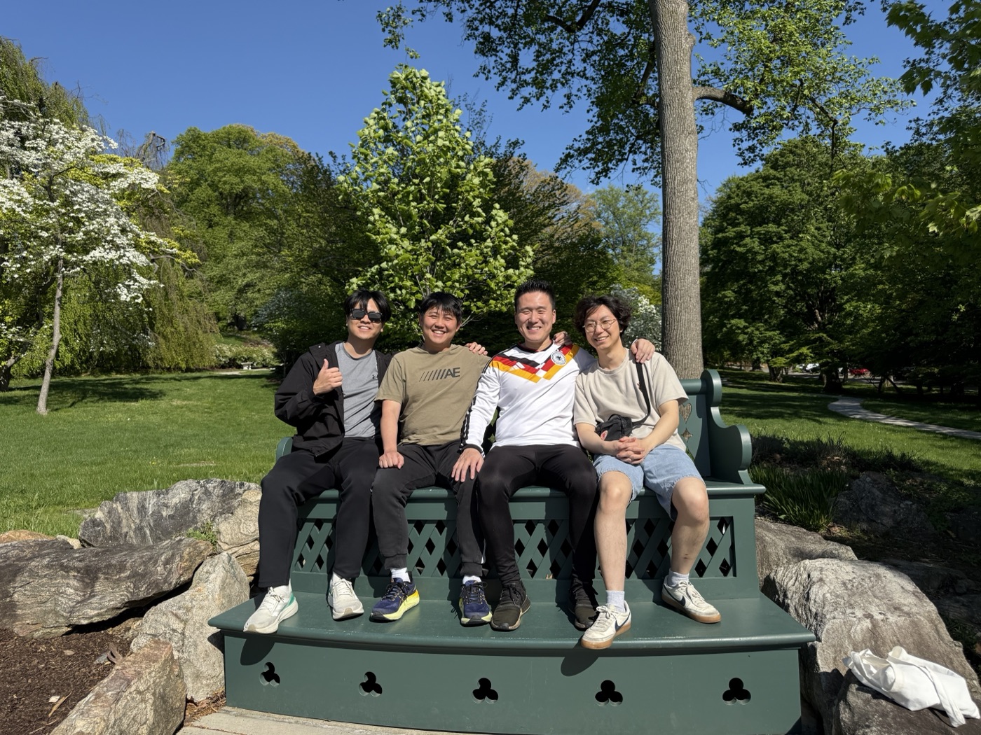 CPOHQ teammates hanging out in the park